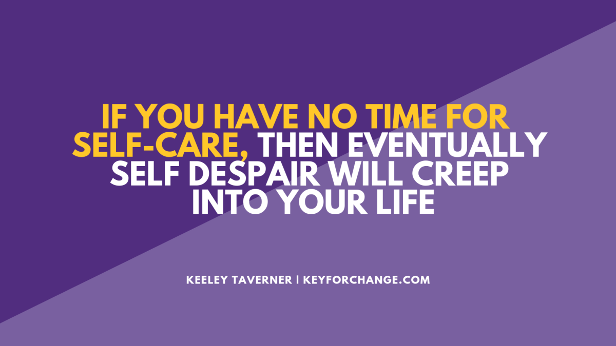 Inconvenient truth: self-care or self-despair?