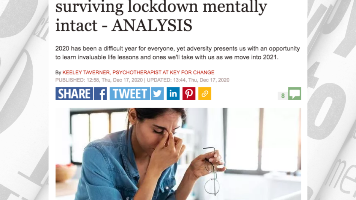 Three key must dos for surviving lockdown [Press: The Express]