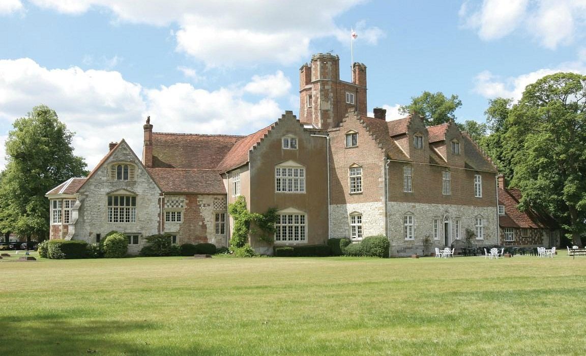 The historic manor house at Bisham Abbey National Sports Centre, Marlow — venue for the Heal Money Trauma workshop